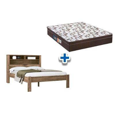 Colchão Casal Anatômico Orthoface Polar (1un) + Cama Invicta Com Baú Jatoba/Atacama