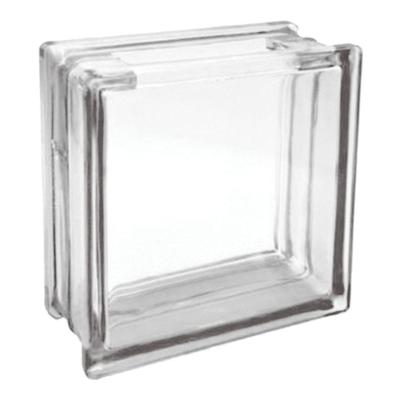 Bloco De Vidro C/ Furo Quadrado 19x19x8 Tradestar Incolor
