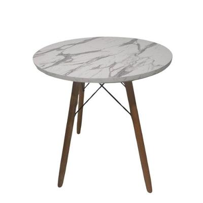 Mesa De Jantar Redonda Eames Eiffel 80 Cm - Estilo Granito