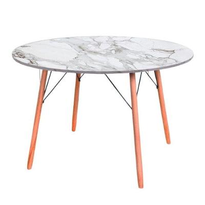 Mesa De Jantar Redonda Eames Eiffel 120cm - Estilo Granito