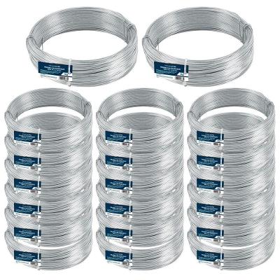 Kit C/ 20 Arame Galvanizado Nº14 Bwg 14 Fio 2,10mm Liso 1kg