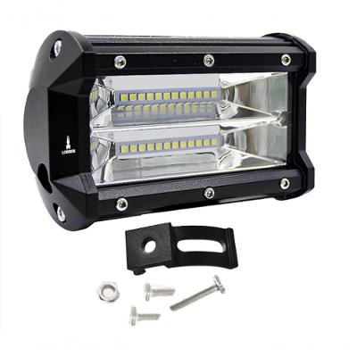 Farol De Milha Lorben Retangular Led 72w Off Road Trilha 4x4
