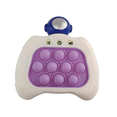 Pop It Mini Game Astronauta Fidget Sensorial 4 Modos Interativo Luz Som Relaxante Anti Estresse