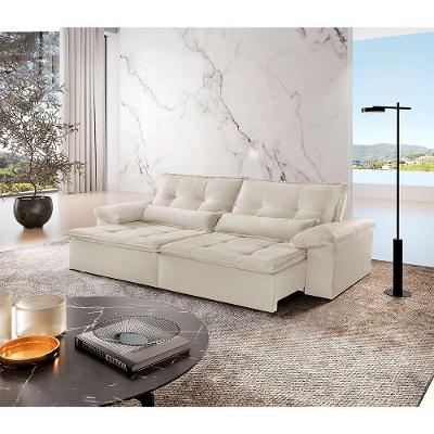 Sofá Parma Linho 02 Módulos De 80cm B25cm Meu Sofá Online A302 Linho Branco