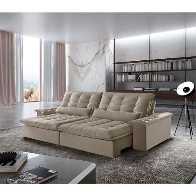 Sofá Victory Veludo 2 Módulos 90cm B25cm Meu Sofá Online B002 Veludo Capuccino