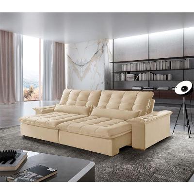 Sofá Victory Linho 02 Módulos De 100cm B25cm Meu Sofá Online A294 Linho Creme