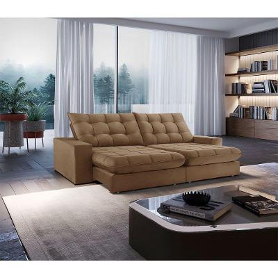 Sofá Livy Veludo 02 Módulos De 80cm B25cm Meu Sofá Online B016 Veludo Marrom