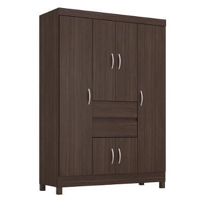 Guarda Roupa Casal Ecom Ii 6 Portas E 2 Gavetas Café Touch - Demóbile Café Touch