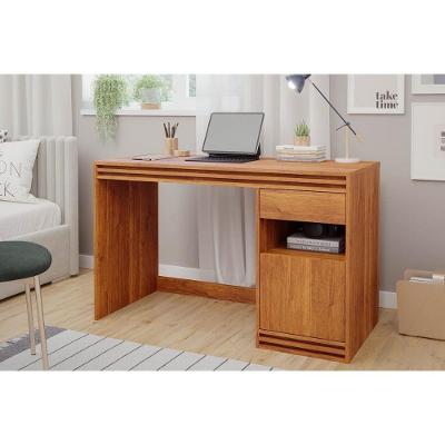 Mesa Computador Escrivaninha Mila c/ 1 Porta e 1 Gaveta Cinamomo - Permóbili