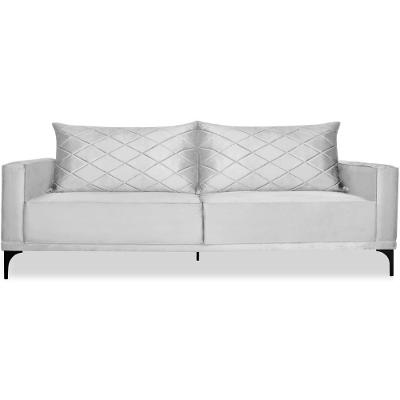 Sofa Living 2 Lugares Nori 160cm Veludo Deluxe 2223 Ezz 2223