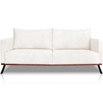 Sofa Aya 3 Lugares Para Sala De Estar 220cm Boucle 3300 Ezz 3300