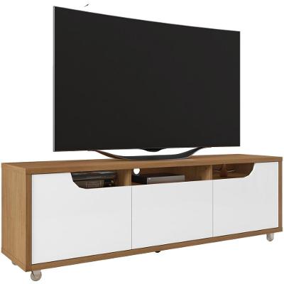 Rack Bancada Para Tv 60 Pol 160cm 11079 Cedro Branco Dcasa Cedro Branco
