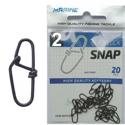 Snap De Pesca Quick Lock N2 Marine Sports 25kg 55lb 20pçs