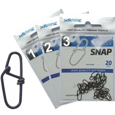 Kit Snap De Pesca Quick Lock N1 N2 N3 Marine Sports