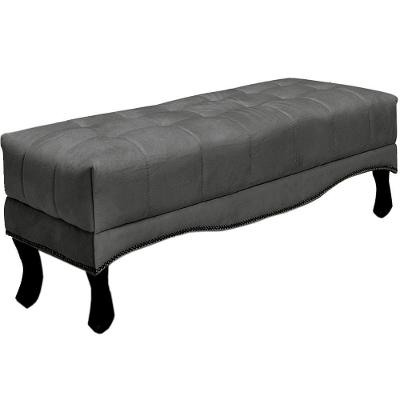 Puff Recamier Retro Vic 90cm Suede 1104 Ezz 1104