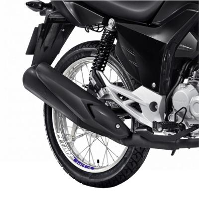 Kit 4 Adesivos Roda Interna Moto Honda Titan 150 Azul