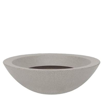 Vaso Bowl Malta Fosco 54x17cm Granito Pedra