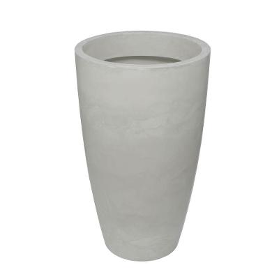 Vaso Verona Redondo Alto Brilho 64x110cm Antique Branco
