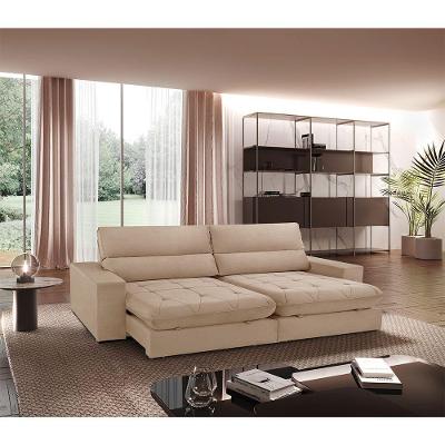 Sofá Aspem Linho 02 Módulos De 80cm B25cm Meu Sofá Online A226 Linho Bege