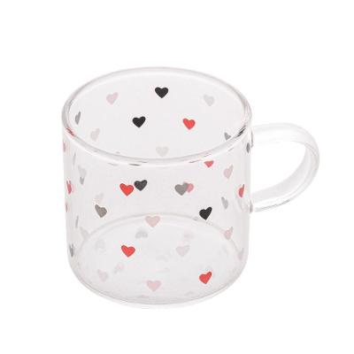Conjunto Com 6 Canecas Love 125ml Em Vidro Borossilicato 1910 Lyor