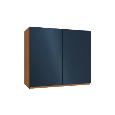 Módulos de Cozinha Kappesberg Ciela Armário Ciela R644 c/ 2 Portas 80cm Canela/Azul-Kappesberg