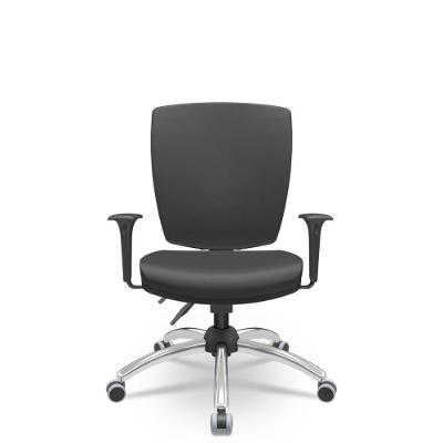 Cadeira Altrix Espaldar Alto Vinil Preto