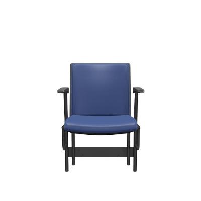Cadeira Audiplax Esportiva Vinil Azul Metal Preto
