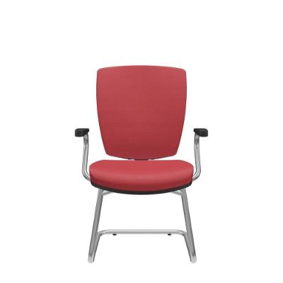 Cadeira Altrix Aproximação Espaldar Alto Vinil Vermelho