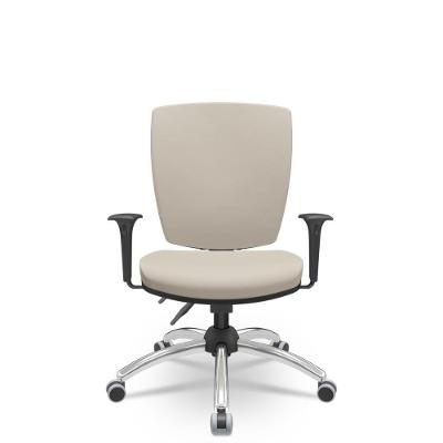 Cadeira Altrix Espaldar Alto Vinil Bege