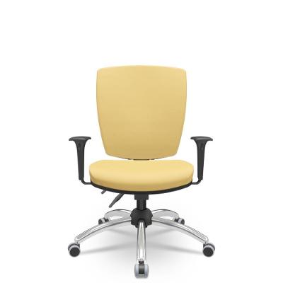Cadeira Altrix Espaldar Alto Vinil Amarelo