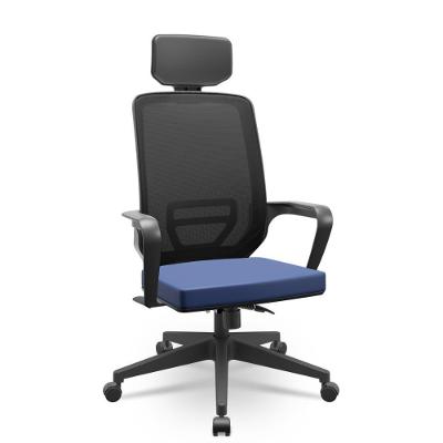 Cadeira Adrix Vinil Azul