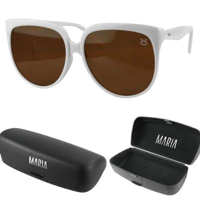 Oculos Sol Proteção Uv Vintage Praia Social Feminino + Case