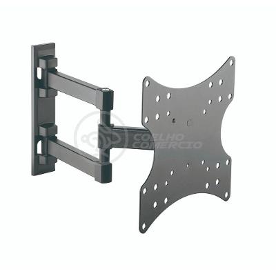 Suporte De Tv Articulado Para Painel E Parede Led Lcd Plasma Oled 3d De 14" à 42" Polegadas 302w