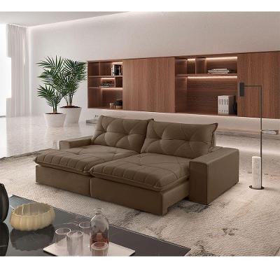 Sofá Hall Veludo Dois Módulos De 80cm B25cm Meu Sofá Online B016 Veludo Marrom