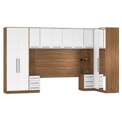 Quarto Modulado Casal Irlanda Composição 4 Amêndola-branco - Demartêz Amêndola-branco