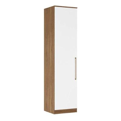 Guarda Roupa Modulado Irlanda 1 Porta Amêndola-branco - Demartêz