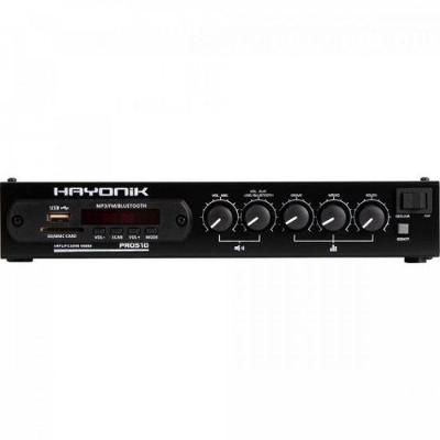 Amplificador Hayonik Pro510 50w Rms Com Gongo