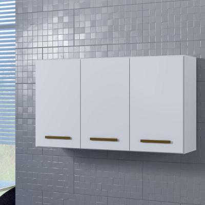 Armário Kaike Aéreo Etios 3 Portas Branco