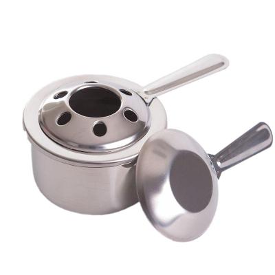 Queimador Fogareiro Com Abafador Inox Para Rechaud Fondue Prime- Grande
