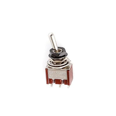 Chave Seletora Mini 2 Posições Toogle Preta Spirit M105-bk [f035]