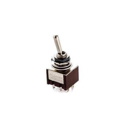 Chave Seletora Mini 2 Posições Toogle Preta Spirit M205-bk [f035]