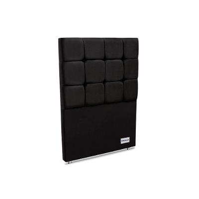 Cabeceira Cama Box Estofada Piave Veluto Solteiro - Suede Preto - Ortobom
