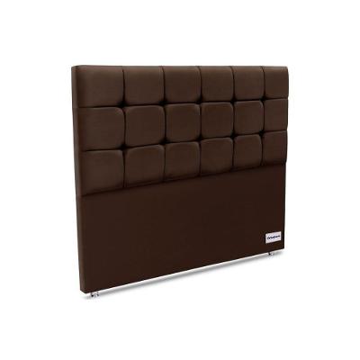 Cabeceira Cama Box Estofada Piave Veluto Queen - Suede Marrom - Ortobom