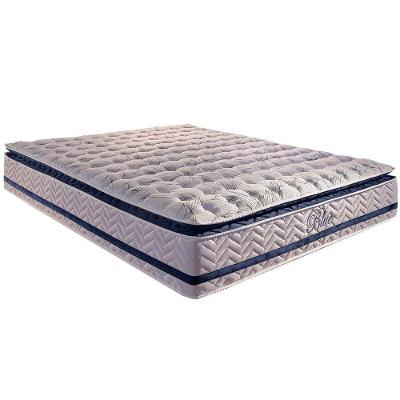 Colchão Casal Espuma Viscoelástico Visco Gel Molas Ensacadas Masterpocket Blue Pillow Top (138x188x32) - Paropas