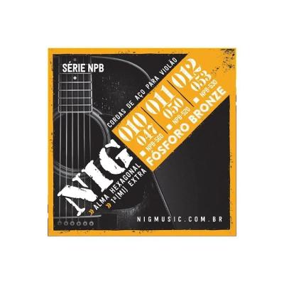 Encord. Violao Aco Fosforo Bronze Npb520 .011 Nig [f086]