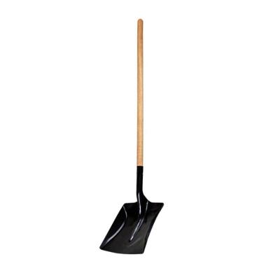 Pá Quadrada Construção Em Aço Carbono Cabo Reto N05 150cm