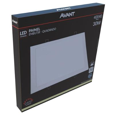Painel Led 30w Embutir Neutro 4000k