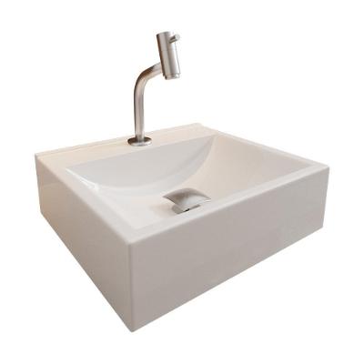 Cuba Pia Roma Com Torneira Bica Curta E Valvula Click Inox Branco Brilho