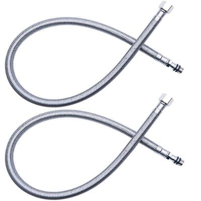 Par De Mangueiras Flexíveis Lorben Para Torneira Misturador 80 Cm Comprimento