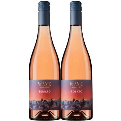 Kit 2 Garrafas Vinho Rose Wave Rosato 750ml